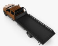 International CV Crew Cab Rollback Truck 2021 Modello 3D vista dall'alto