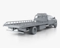 International CV Crew Cab Rollback Truck 2021 3D模型