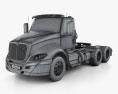 International RH Day Cab 트랙터 트럭 2024 3D 모델  wire render