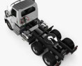 International RH Day Cab Sattelzugmaschine 2024 3D-Modell Draufsicht