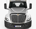 International RH Day Cab Camión Tractor 2024 Modelo 3D vista frontal