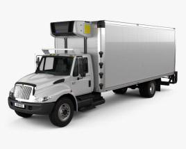 International Durastar 4300 Refrigerator Truck 2014 3D model