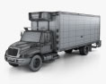 International Durastar 4300 Refrigerator Truck 2014 3d model wire render