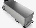 International Durastar 4300 냉장고 트럭 2014 3D 모델  top view
