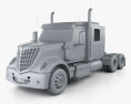 International Lonestar 56 Low Rise Sleeper Cab Tractor Truck 2020 3d model clay render