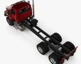 International HV613 Day Cab Chassis Truck 3-axle 2023 3d model top view