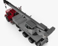 International HX620 Kranwagen mit Innenraum 2019 3D-Modell Draufsicht