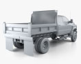 International CV Crew Cab Landscape Dump Truck 2022 3d model