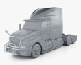 International LT 73 Hi-Rise Sleeper Cab 트랙터 트럭 3축 2024 3D 모델  clay render