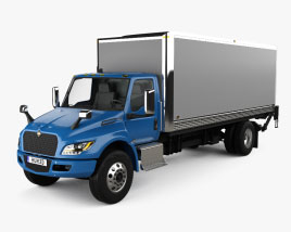 International eMV Camion Caisse 2024 Modèle 3D