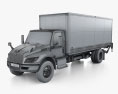 International eMV Box Truck 2022 3d model wire render