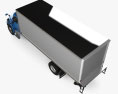 International eMV Box Truck 2022 3d model top view
