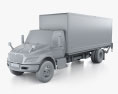 International eMV Box Truck 2022 3d model clay render