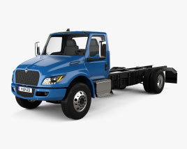International eMV Chassis Truck 2022 3D model