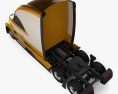 International SuperTruck II 2024 3D-Modell Draufsicht