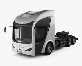 3D model of Irizar IE Truck Chassis Truck 2023