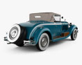 Isotta Fraschini Tipo 8A cabriolet 1924 3D-Modell Rückansicht
