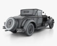 Isotta Fraschini Tipo 8A cabriolet 1924 Modello 3D