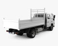 Isuzu NPR Tipper Van Truck 2014 3d model back view