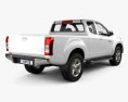 Isuzu D-Max Extended Cab 2014 3Dモデル 後ろ姿