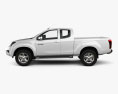 Isuzu D-Max Extended Cab 2014 3D 모델  side view