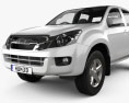 Isuzu D-Max Double Cab Chassis 2014 3d model