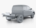 Isuzu D-Max Double Cab Chassis 2014 3d model