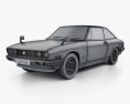 Isuzu 117 (PA90) Coupe 1977 3d model wire render