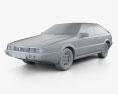 Isuzu Piazza 1991 3D-Modell clay render