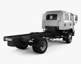 Isuzu FTS 800 Crew Cab Chassis Truck 2017 3d model back view