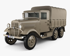 3D model of Isuzu Type 94 Truck 1934