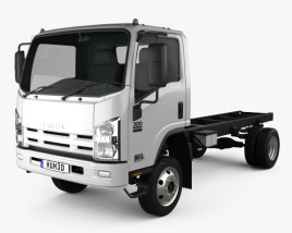Isuzu NPS 300 Chassis Truck 2019 3D model