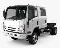 Isuzu NPS 300 Crew Cab Вантажівка шасі 2019 3D модель