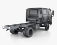 Isuzu NPS 300 Crew Cab Camion Telaio 2019 Modello 3D