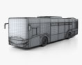 Isuzu Citiport Автобус 2015 3D модель wire render