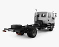 Isuzu FTR 800 Crew Cab 底盘驾驶室卡车 2003 3D模型 后视图