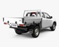 Isuzu D-Max Space Cab Alloy Tray SX 2020 3d model back view