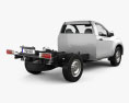 Isuzu D-Max Single Cab Chassis SX 2020 3D 모델  back view