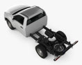 Isuzu D-Max Einzelkabine Chassis SX 2020 3D-Modell Draufsicht