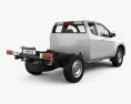 Isuzu D-Max Space Cab Chassis SX 2020 3D 모델  back view