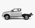Isuzu D-Max Space Cab Chassis SX 2020 Modelo 3d vista lateral