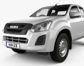 Isuzu D-Max Space Cab Chassis SX 2020 3Dモデル