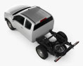 Isuzu D-Max Space Cab Chassis SX 2020 3D-Modell Draufsicht