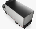 Isuzu NRR 냉장고 트럭 2017 3D 모델  top view