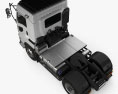 Isuzu Giga 트랙터 트럭 2축 2015 3D 모델  top view