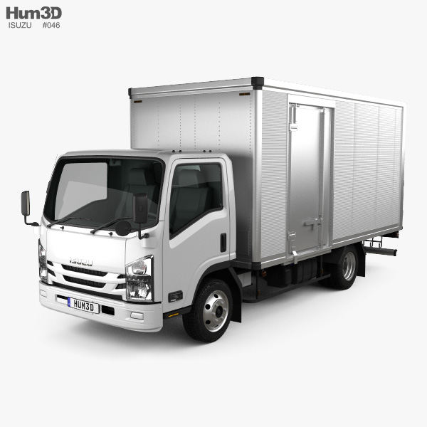 Isuzu Elf Box Truck 2021 3D model