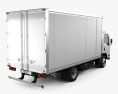 Isuzu Elf Box Truck 2021 Modello 3D vista posteriore