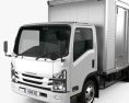 Isuzu Elf Box Truck 2021 Modello 3D
