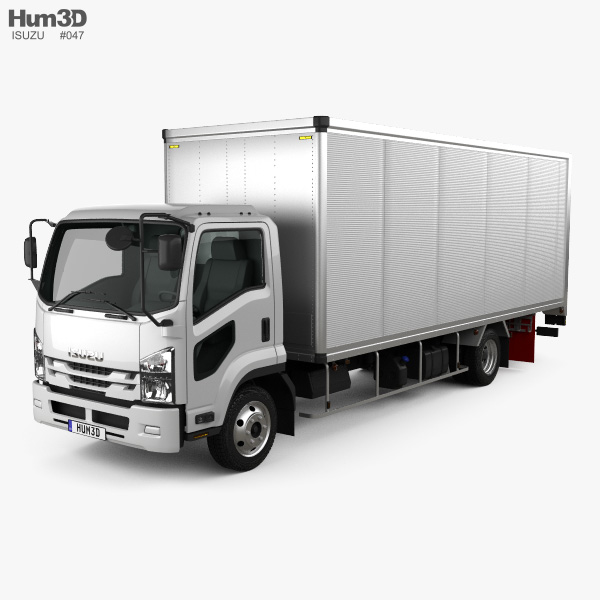 Isuzu Forward Box Truck 2021 3D model