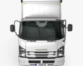 Isuzu Forward 箱式卡车 2021 3D模型 正面图